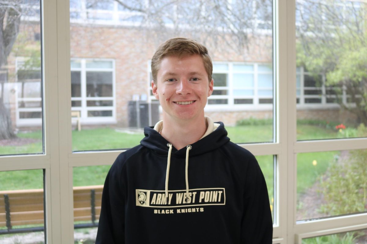 Senior Jack Barry, attending the United States Military Academy West Point.