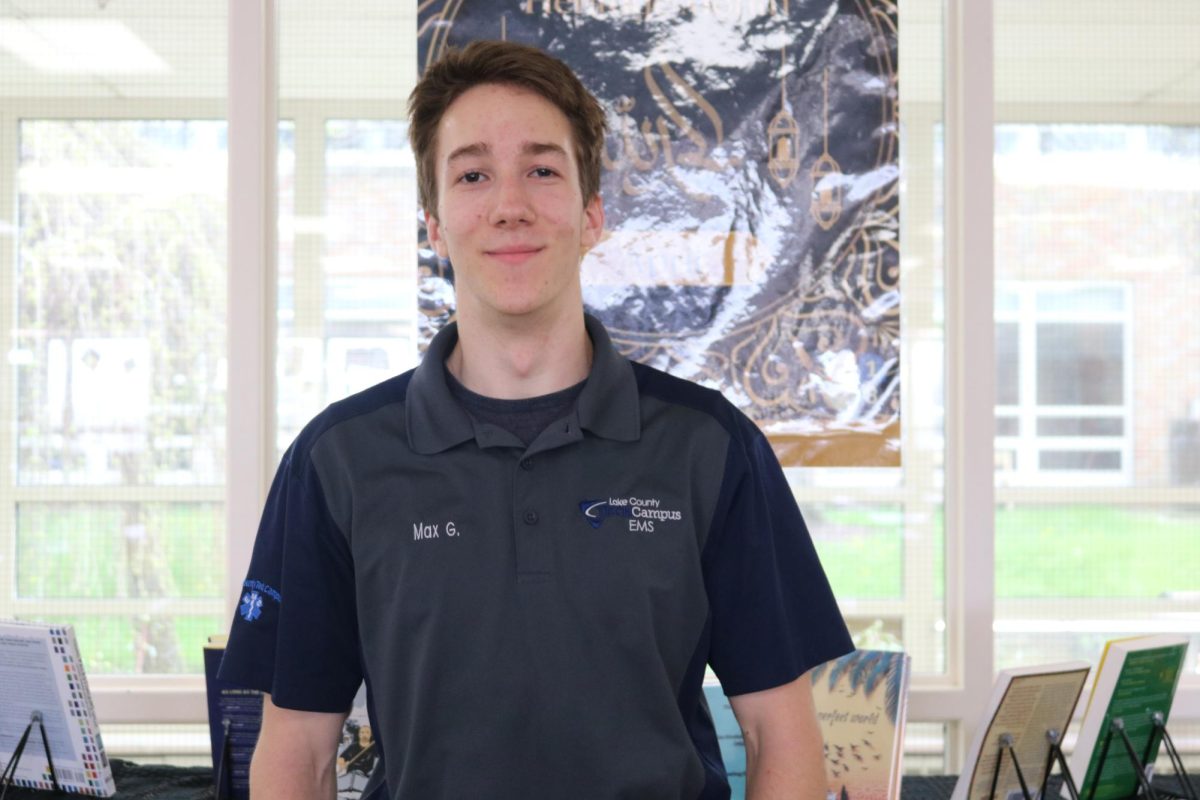 Senior Max Glusic, planning on attending Paramedic School at Advocate Condell Hospital or Lake Forest Hospital. When asked about why he decided to apply to become a paramedic, Glusic said, “Honestly, just being able to help people out, thats the big thing that drives me to be a first responder”.
